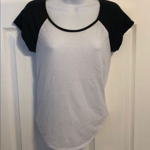 Baseball style tee